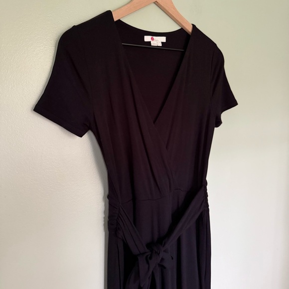Boden Ellen Jersey Knit Wide Leg‎ Cropped Jumpsuit Black Women’s Size 4 - Picture 7 of 13